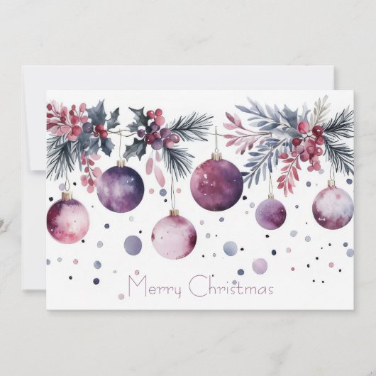 Carte de Noël d'entreprise personnalisée (Devant)