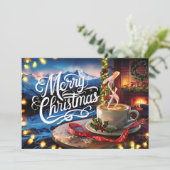 Carte de Noël des amateurs de café #10 (Debout devant)