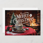 Carte de Noël des amateurs de café #18 (Devant / Derrière)
