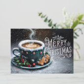 Carte de Noël des amateurs de café #19 (Debout devant)