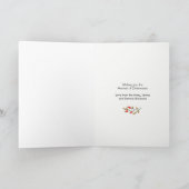 Carte de Noël des amis des Cerfs mignons et des la (Intérieur)