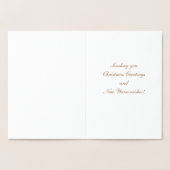 Carte de Noël des arbres de merisier (Intérieur)