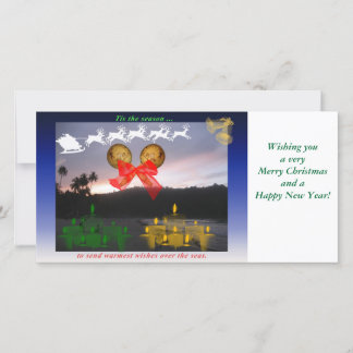 Carte de Noël des Caraïbes