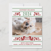 Carte de Noël des choses préférées du chien (Devant)