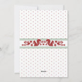 Carte de Noël des choses préférées du chien (Dos)