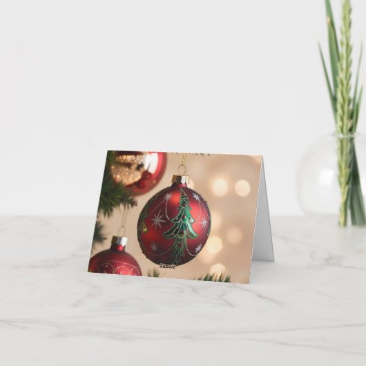 Carte de Noël des colibris (Dos)