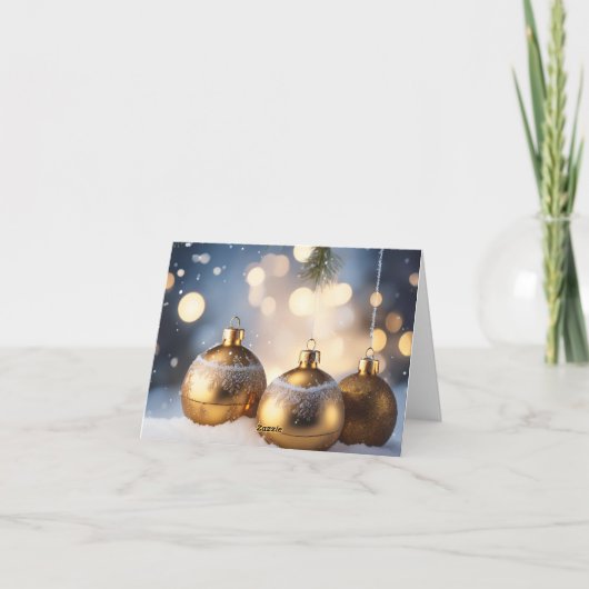 Carte de Noël des colibris (Dos)