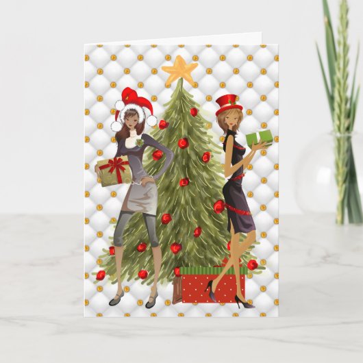 Carte de Noël des femmes africaines (Devant)