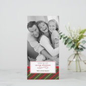 Carte de Noël des fêtes (Debout devant)