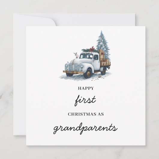 Carte de Noël des grands-parents (Devant)