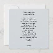 Carte de Noël des grands-parents (Dos)