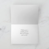 Carte de Noël des monts Colorado (Intérieur)