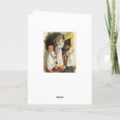 Carte de Noël des neigeurs couverts de neige adora (Dos)