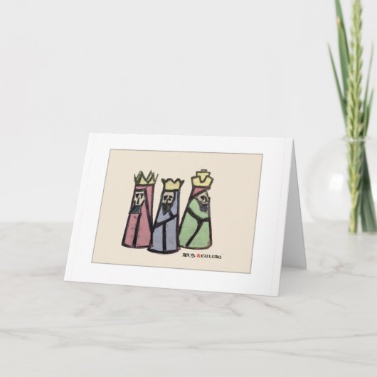 Carte de Noël des Trois Rois (Devant)