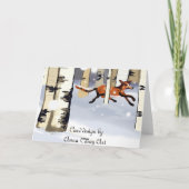 Carte de Noël d'hiver (Dos)