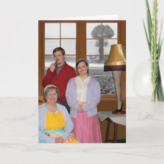 Carte de Noël d'hiver nucléaire (Devant)