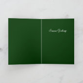 Carte de Noël d'hiver vintage (Intérieur)