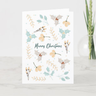 Carte de Noël d'inspiration scandinave. Hygge modi