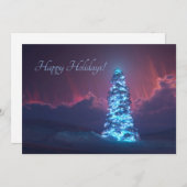 Carte de Noël divine de nuit (Devant / Derrière)