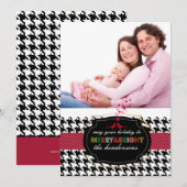 Carte de Noël DIY PixDezines couleur/poisson (Devant / Derrière)