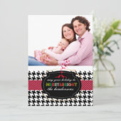 Carte de Noël DIY PixDezines couleur/poisson (Debout devant)