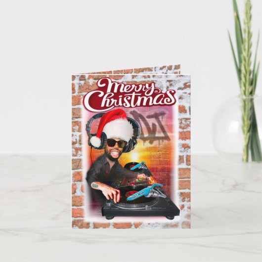 Carte de Noël DJ SWAG (Devant)