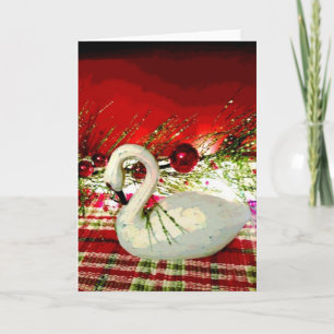 Carte de Noël d'oie