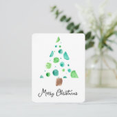 Carte de Noël Dot Tree (Debout devant)