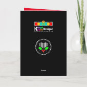 Carte de Noël Dove In Snowy Sky (Dos)