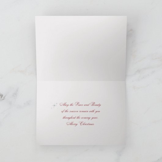 Carte de Noël Dove of Peace (Intérieur)