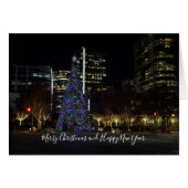 Carte de Noël Downtown Dallas (Devant Horizontal)