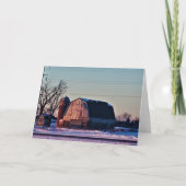 Carte de Noël "Drifting at Dusk" (Devant)