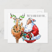 Carte de Noël drôle (Devant / Derrière)