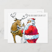 Carte de Noël drôle (Devant / Derrière)