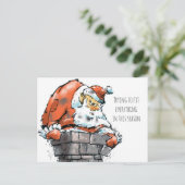 Carte de Noël drôle (Debout devant)