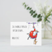 Carte de Noël drôle (Debout devant)