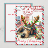 Carte de Noël drôle (Devant / Derrière)