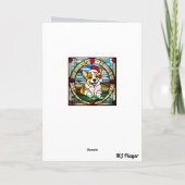 Carte de Noël drôle de Corgi (Dos)
