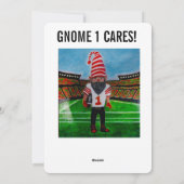 Carte de Noël drôle de GNOME 1 (Dos)