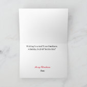 Carte de Noël drôle de Père Noël et Pirate Ho! Ho! (Intérieur)