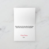 Carte de Noël drôle de prévisions de tempête de ne (Intérieur)