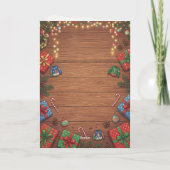 Carte de Noël drôle de pull moche (Dos)