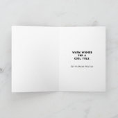 Carte de Noël drôle de vacances (Intérieur)