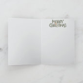 Carte de Noël drôle de Zeus Claus (Intérieur)