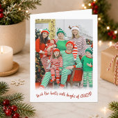 Carte de Noël drôle Deck The Halls