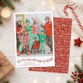 Carte de Noël drôle Deck The Halls