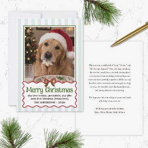 Carte de Noël drôle d'humour de compagnie mignonne