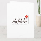 Carte de Noël Drôle Donkey (Dos)