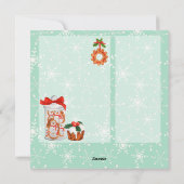 Carte de Noël drôle Ho Ho Ho Cookies de Noël (Dos)