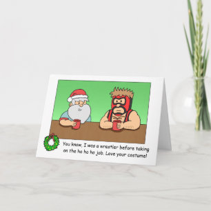 Carte de Noël drôle : l'expérience de travail du P